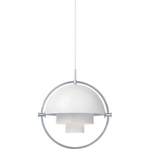 Gubi Multi-Lite pendel Ø:36 cm Chrome Base - White skærm