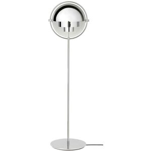 Gubi Multi-Lite gulvlampe Chrome Base - Chrome skærm