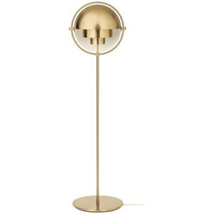 Gubi Multi-Lite gulvlampe Brass base - Brass skærm