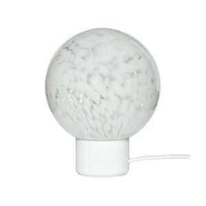 Hübsch Cloud Bordlampe Ø:15cm - Hvid/Metal/Glas