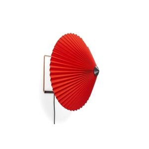 Hay Matin Wall Lamp 380 38x25 cm - Bright Red / Brass FORUDBESTIL: SLUT MAJ 2024