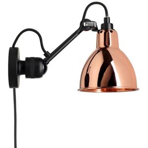 DCW Editions Lampe Gras N304CA Væglampe Rund m. Ledning H: 14cm - Sort/Kobber