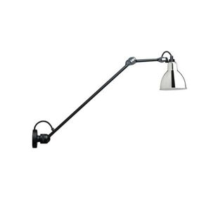 DCW Mantis DCW Editions Lampe Gras N304L60 Væglampe Rund H: 60cm - Sort/Krom