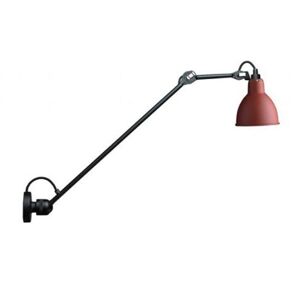 DCW Editions Lampe Gras N304L60 Væglampe Rund H: 60cm - Sort/Rød