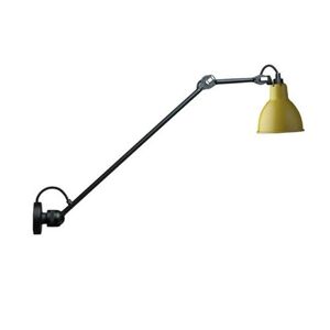 DCW Editions Lampe Gras N304L60 Væglampe Rund H: 60cm - Sort/Gul