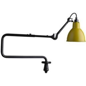 DCW Editions Lampe Gras N303 Væglampe Rund L: 92cm - Sort/Gul