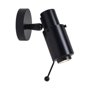 DCW Editions Biny Spot LED Væg- og loftlampe m. Arm Ø: 6,5 cm - Sort/Sort