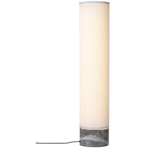 GUBI Unbound Gulvlampe H: 80 cm Medium - White Linnen/Grey Marble