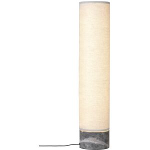 Gubi Unbound Gulvlampe H: 80 cm Medium - Natural Canvas/Grey Marble