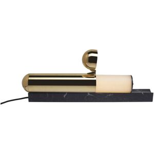 DCW Editions ISP Bordlampe L: 55,5 cm - Marble Noir/Gold