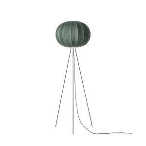 Made By Hand Knit-Wit Round Floor High Ø: 45 cm - Tweed Green
