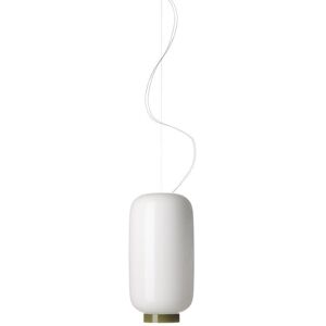 Foscarini Chouchin 2 Reverse Pendel LED H: 43 cm - Hvid/Grøn