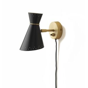 Warm Nordic Bloom Wall Lamp H: 17 cm - Black Noir