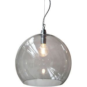 Ebb & Flow Rowan Pendant Lamp XL Ø: 39 cm - Smokey Grey/Silver