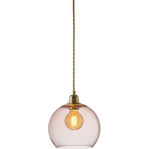 Ebb & Flow Rowan Pendant Lamp M Ø: 22 cm - Bright Coral/Gold