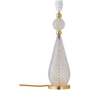 Ebb & Flow Smykke Table Lamp Base M Ø: 12,5 cm - Crystal Check/Gold