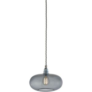 Ebb & Flow Horizon Pendant Lamp S Ø: 21 cm - Smokey Grey/Silver