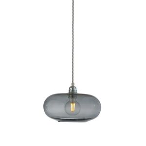 EBB & FLOW Horizon Pendant Lamp M Ø: 29 cm - Smokey Grey/Silver