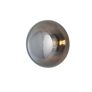 Ebb & Flow Horizon Ceiling/Wall Lamp M Ø: 29 cm - Smokey Grey/Silver