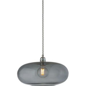 EBB & FLOW Horizon Pendant Lamp L Ø: 36 cm - Smokey Grey/Silver