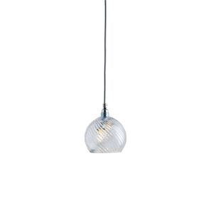 Ebb & Flow Rowan Pendant Lamp Crystal S Ø: 15,5 cm - Swirl/Silver