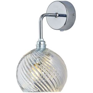 Ebb & Flow Rowan Wall Lamp Crystal S Ø: 15,5 cm - Swirl/Silver