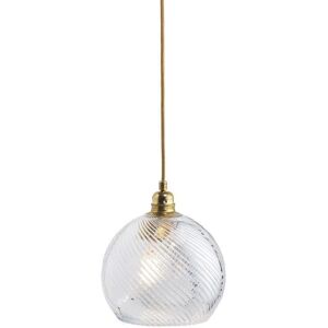 EBB & FLOW Rowan Pendant Lamp Crystal M Ø: 22 cm - Swirl/Gold