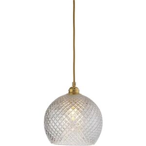 Ebb & Flow Rowan Pendant Lamp Crystal M Ø: 22 cm - Small Check/Goldl