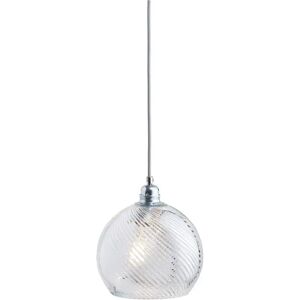 Ebb & Flow Rowan Pendant Lamp Crystal M Ø: 22 cm - Swirl/Silver