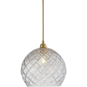 Ebb & Flow Rowan Pendant Lamp Crystal L Ø: 28 cm - Medium Check/Gold