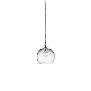 EBB & FLOW Rowan Pendant Lamp S Ø: 15,5 cm - Clear/Silver