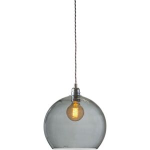 EBB & FLOW Rowan Pendant Lamp L Ø: 28 cm - Smokey Grey/Silver