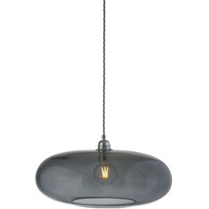 EBB & FLOW Horizon Pendant Lamp XL Ø: 45 cm - Smokey Grey/Silver