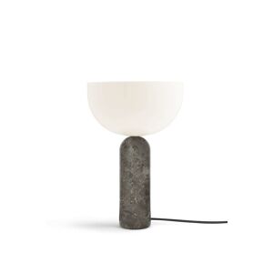 New Works Kizu Table Lamp Ø: 30 cm - Gris Du Marais / White Acrylic