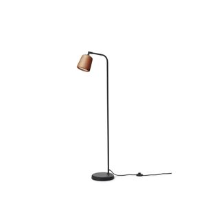 New Works Material Floor Lamp H: 125 cm - Terracotta/Black Base