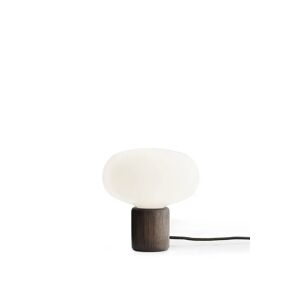 New Works Karl-Johan Table Lamp - Smoked Oak/White Opal
