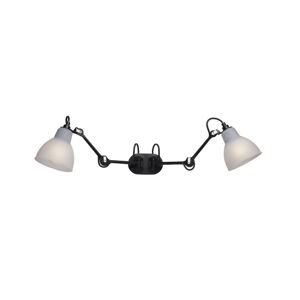 DCW Editions Lampe Gras N204 Double Bathroom Væglampe 2x32,9 cm - Sort/Polycarbonat