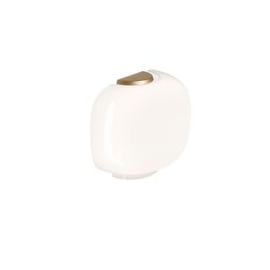 Foscarini Chouchin Semi Væglampe H: 25 cm - Oro/Bianco