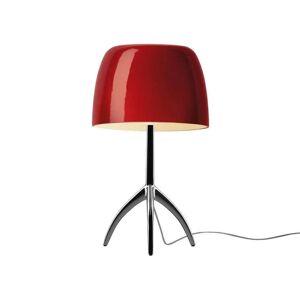 Foscarini Lumiere Grande Bordlampe H: 45 cm - Cromo Nero/Ciliegia