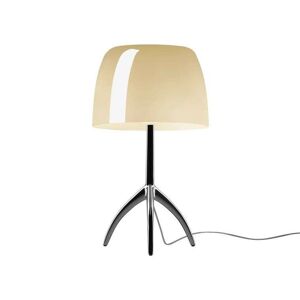 Foscarini Lumiere Grande with Dimmer Bordlampe H: 45 cm - Cromo Nero/Bianco Caldo