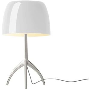 Foscarini Lumiere Grande Bordlampe H: 45 cm - Alluminio/Bianco