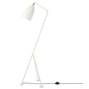 GUBI Gräshoppa Floor Lamp H: 125 cm - Alabaster White Glossy