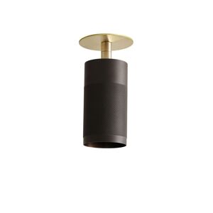 Thorup Copenhagen Patrone Recessed Ceiling Spot w. Coverplate Ø: 6 cm - Browned Brass