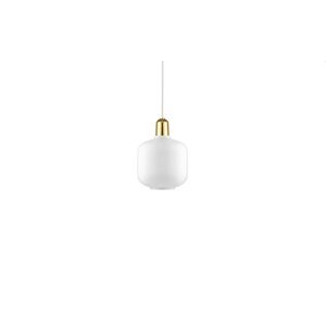 Normann Copenhagen Amp Pendel Small H: 17cm - Hvid/Messing