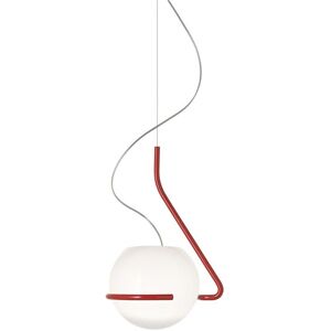 Foscarini Tonda Pendel Lille H: 46 cm LED - Orange/Hvid