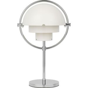 Gubi Multi-Lite Portable Lampe H: 30 cm - Chrome/White Semi Matt