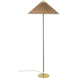 GUBI 9602 Floor Lamp H: 153,5 cm - Brass/Bamboo