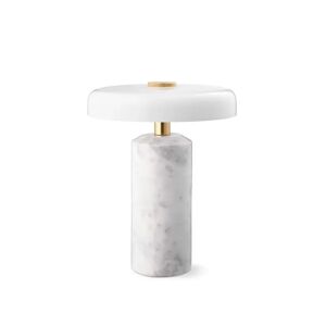 Design By Us Trip Portable Lamp H: 21 cm - Carrara Marble/Opal