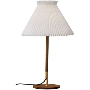 Le Klint LK80 Table Lamp - Smoked Oak/Brass Fitting