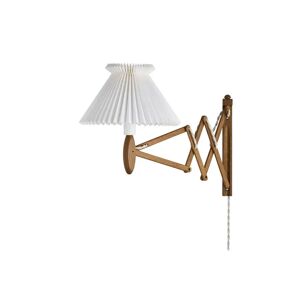 LE KLINT SAX Wall Lamp Anniversary Edition D: 60 cm - Smoked Oak/Brass Fitting